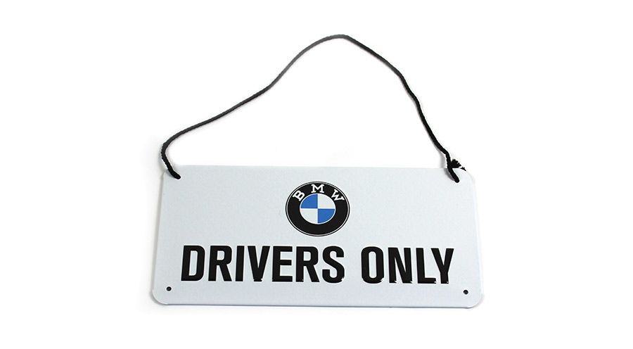 BMW K1300R メタル サイン - BMW Drivers Only