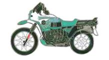  BMW R 100 Model R 100 GS PD (green) ピンバッジ