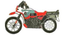  BMW R 100 Model R 100 GS PD (red) ピンバッジ