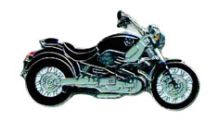  BMW R850C, R1200C R 1200 C (black) ピンバッジ