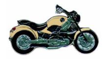  BMW R850C, R1200C R 1200 C (cream-colored) ピンバッジ