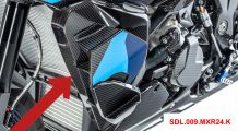  BMW S 1000 XR (2020- ) ウィングレット穴付きウォータークーラーフェアリングのカーボンカバー