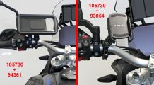  BMW F800GS (2024- ), F900GS & F900GS Adv ハンドルバー用スマートフォンサポートQuiklox