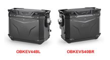  BMW R1300GS & Adventure GIVI トレッカー アウトバック EVO スマートケース（マフラー用カットアウト付き）、 黒