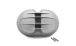 BMW R 100 Model Valve cover, classic look with polished ribs, 4 ribs