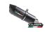 BMW F 650, CS, GS, ST, Dakar (1994-2007) GPR Slip On Furore Nero Italia マフラー