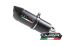 BMW F 650, CS, GS, ST, Dakar (1994-2007) GPR Slip On Furore Nero Italia マフラー
