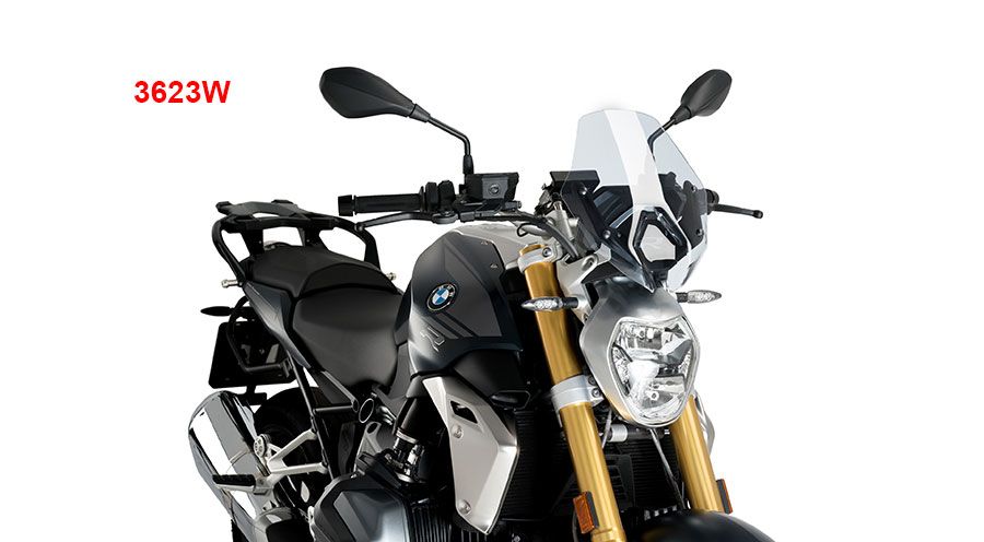 BMW R 1250 R オリジナルマウント用スポーツフロントガラス