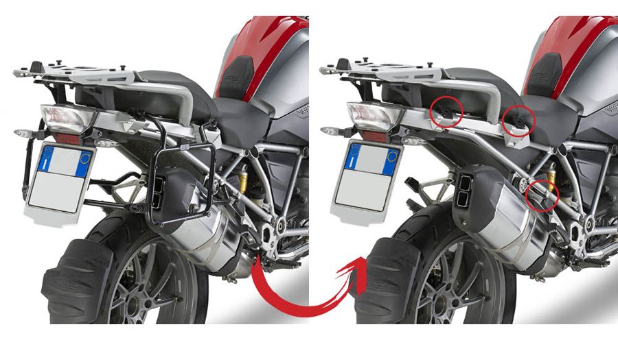 BMW R 1200 GS LC (2013-2018) & R 1200 GS Adventure LC (2014-2018) サイドケース・マウンティング