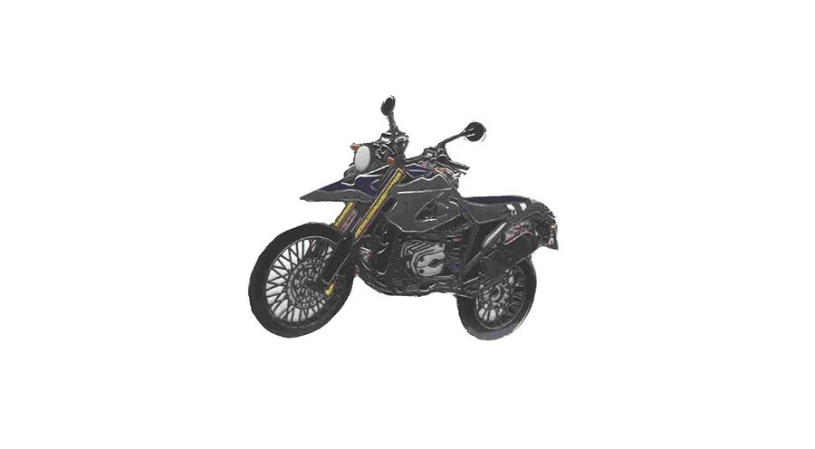 BMW R1200GS (04-12), R1200GS Adv (05-13) & HP2 HP2 Enduro ピンバッジ