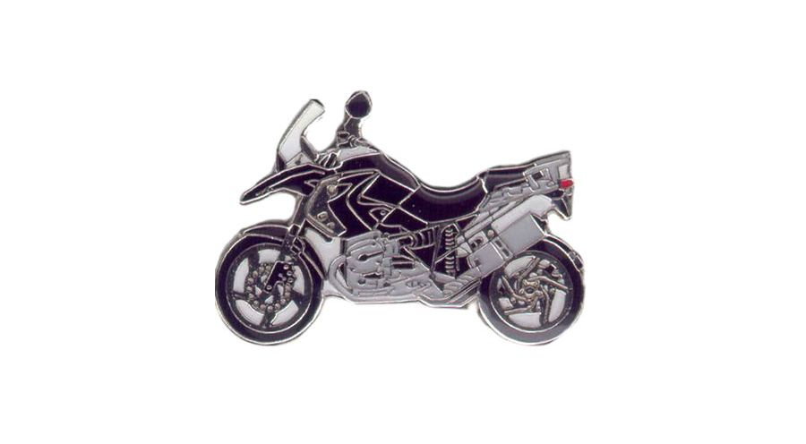 BMW R1200GS (04-12), R1200GS Adv (05-13) & HP2 R 1200 GS 2008 (black) ピンバッジ