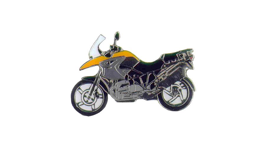 BMW R1200GS (04-12), R1200GS Adv (05-13) & HP2 R 1200 GS (orange) ピンバッジ