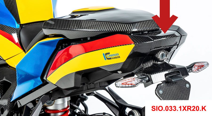 BMW S 1000 XR (2020- ) カーボンテールフェアリング（上面）