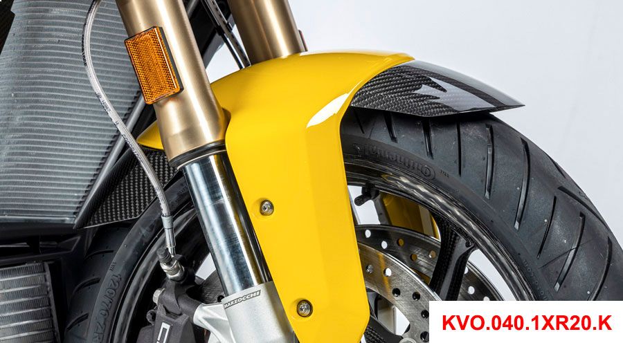 BMW S 1000 XR (2020- ) オリジナル塗装マッドガード用フロントカーボンマッドガード