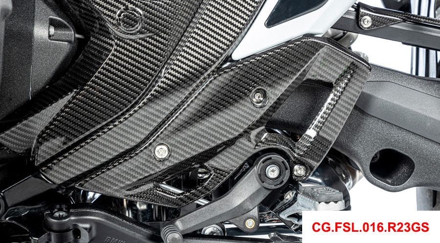 BMW R1300GS & Adventure カーボン ヒール ガード(左)