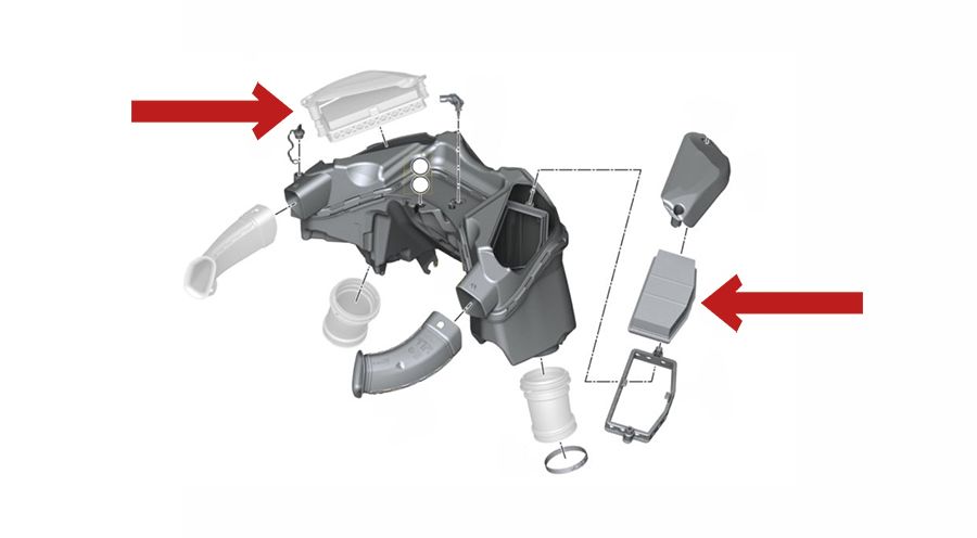BMW R1300GS & Adventure エアフィルター