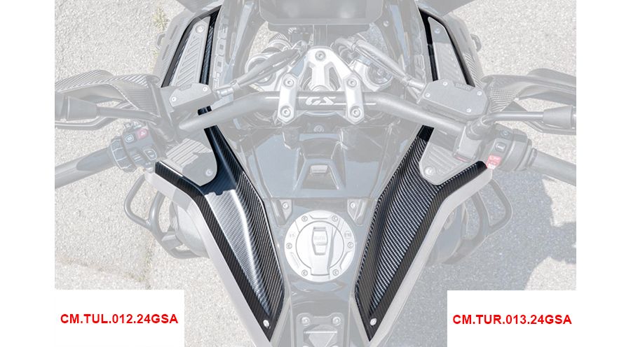 BMW R1300GS & Adventure カーボンアッパータンクパネル
