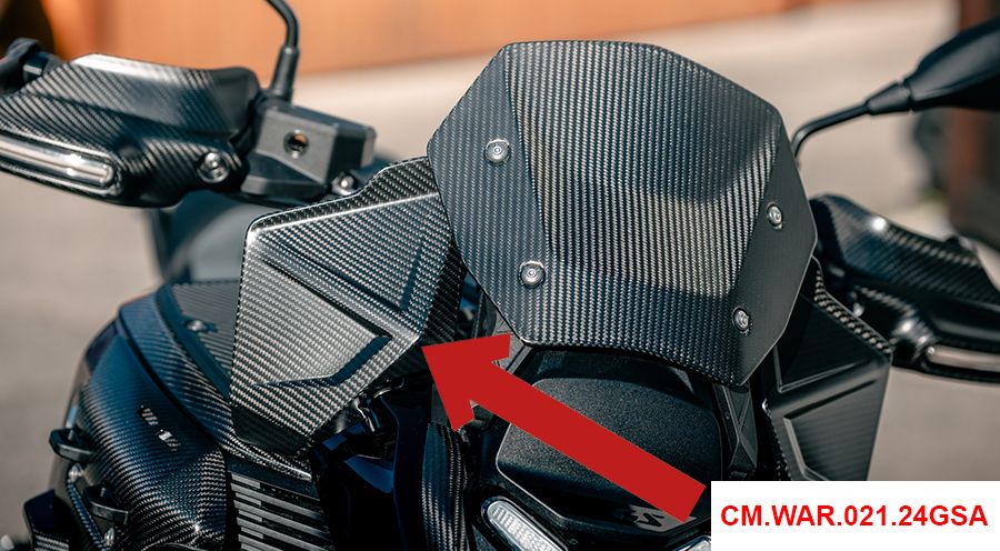 BMW R1300GS & Adventure カーボン ウィンド プロテクター