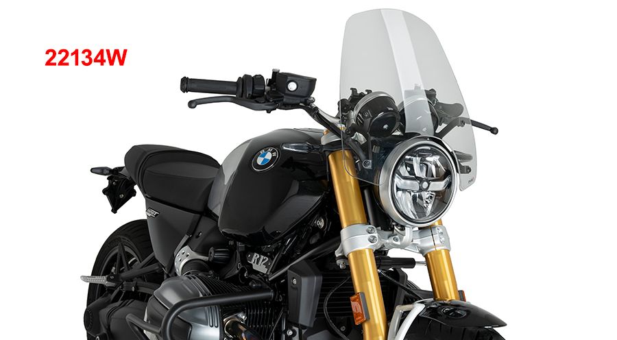 BMW R12nineT, R12, R12S & R12G/S ツーリング用 ウィンドシールド （元のマウント用）