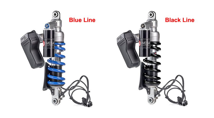 BMW R 1200 GS LC (2013-2018) & R 1200 GS Adventure LC (2014-2018) Wilbers Suspension type 645 Plug & Play WESA Dynamic Feedback rear