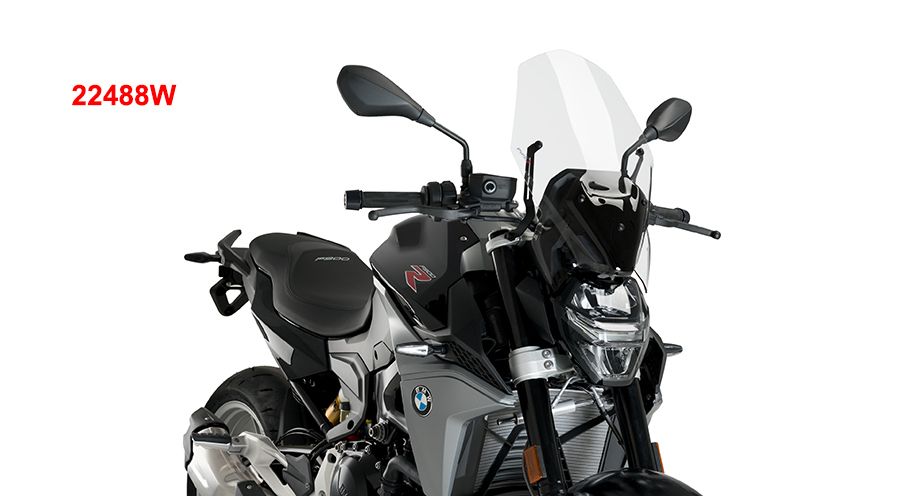 BMW F900R ツーリング用 ウィンドシールド Euro 5+（BMW純正マウンティング用）