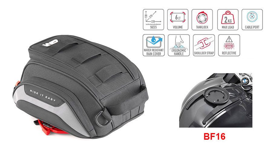 BMW F800S, F800ST & F800GT タンクバッグ Easy BAG