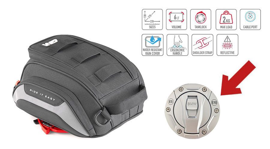 BMW R1300RT タンクバッグ Easy BAG