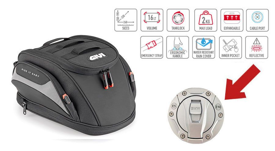 BMW R1300RT タンクバッグ Easy-T
