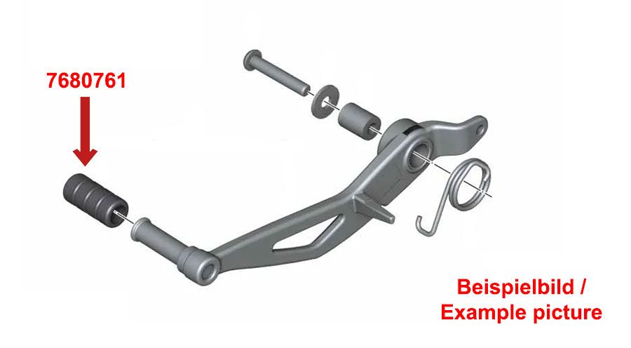 BMW R1200R (2005-2014) フットシフトレバー用交換ゴム