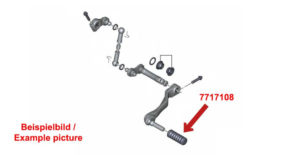 BMW R1200RT (2005-2013) フットシフトレバー用交換ゴム