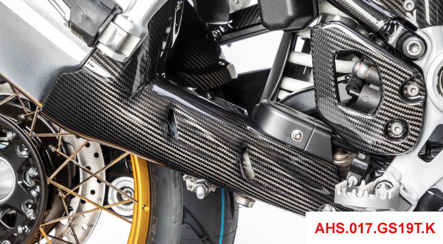 BMW R 1250 GS & R 1250 GS Adventure カーボン マフラー下部 ヒート シールド