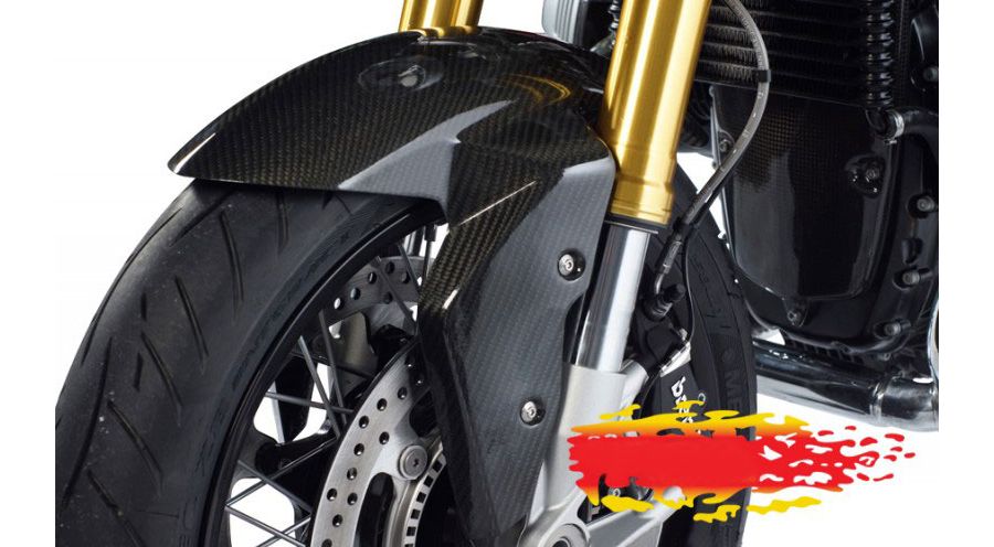 BMW R nine T カーボン・フロントマッドガード