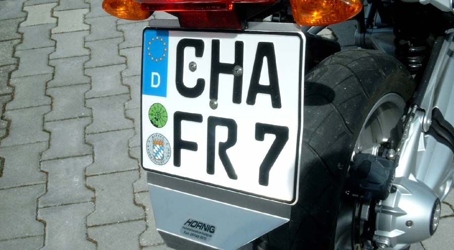 BMW R1200R (2005-2014) ナンバープレート・ディフレクター