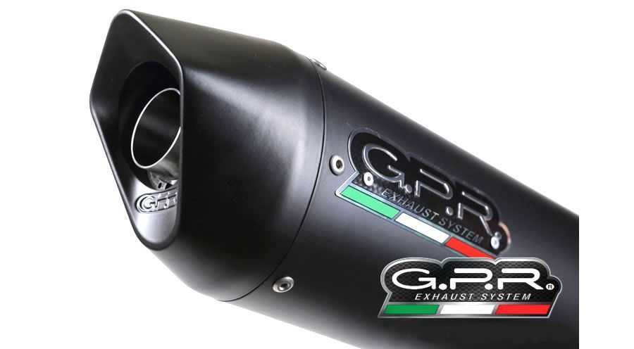 BMW R850GS, R1100GS, R1150GS & Adventure GPR Slip On Furore Nero Italia マフラー