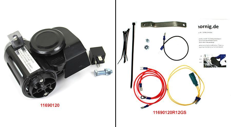BMW R1200GS (04-12), R1200GS Adv (05-13) & HP2 ノーチラス・ホーン