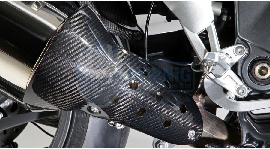 BMW K1300R カーボン・マフラープロテクター
