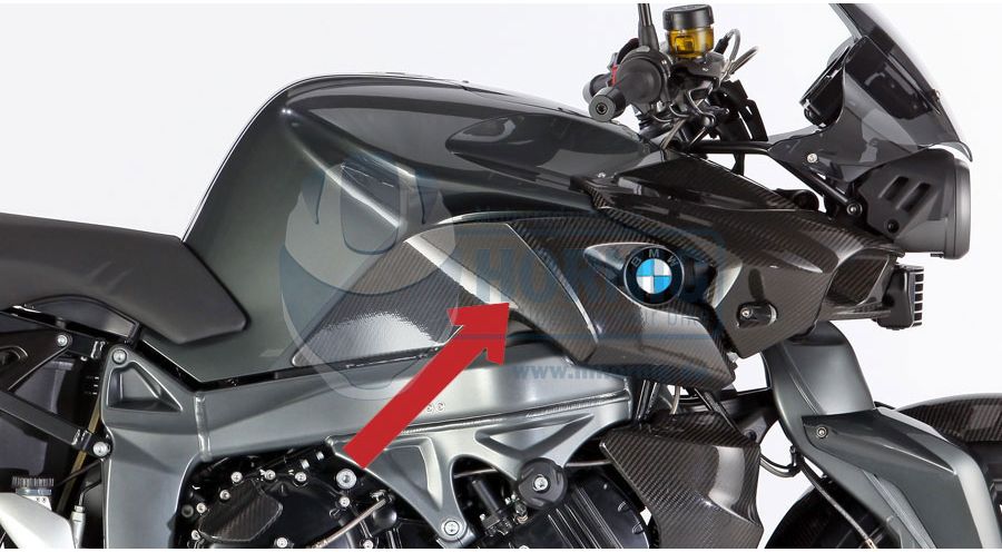 BMW K1300R カーボン燃料タンクカバー