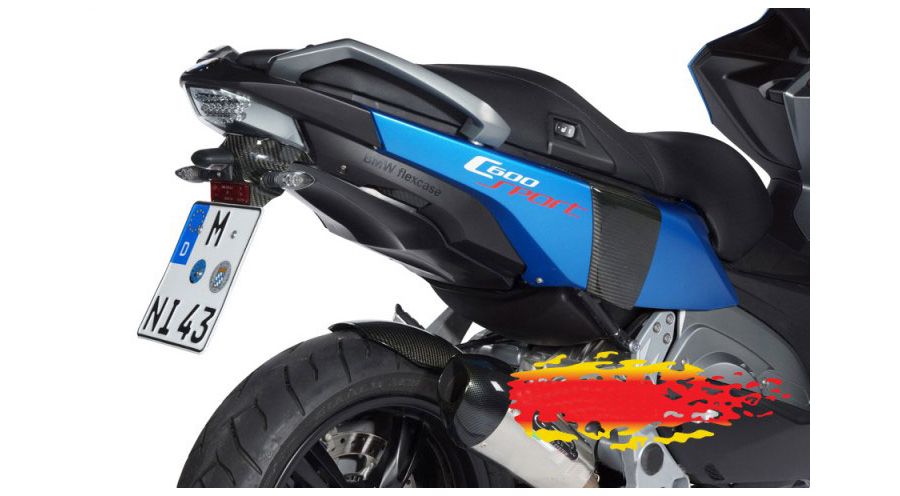 BMW C 600 Sport ナンバープレート・ホルダー