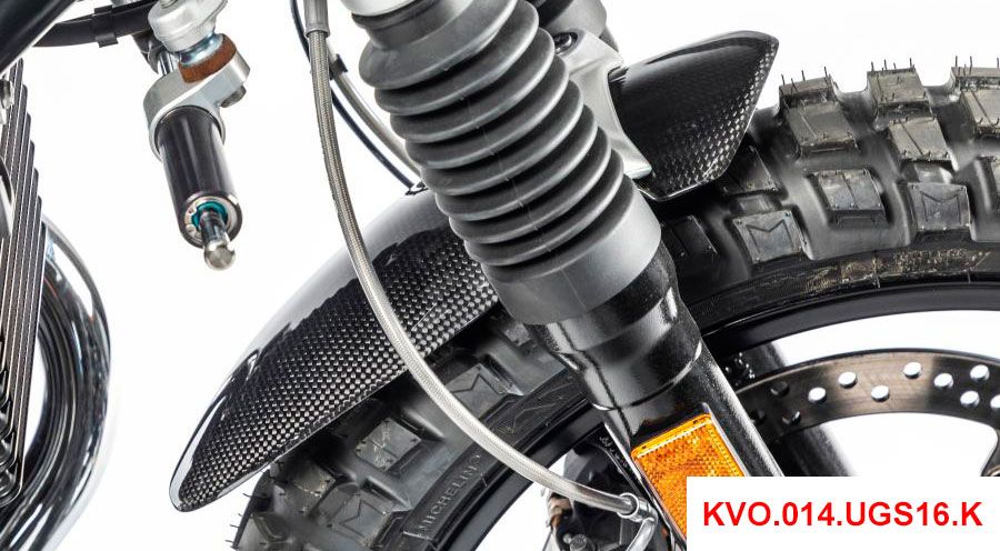 BMW R nine T カーボン・フロントマッドガード （後部）