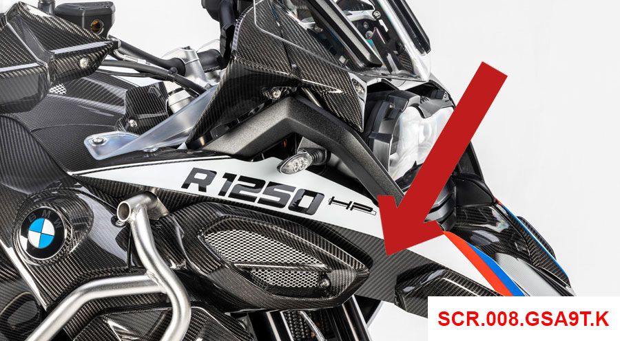 BMW R 1250 GS & R 1250 GS Adventure アドベンチャー用 カーボン ビーク(右)