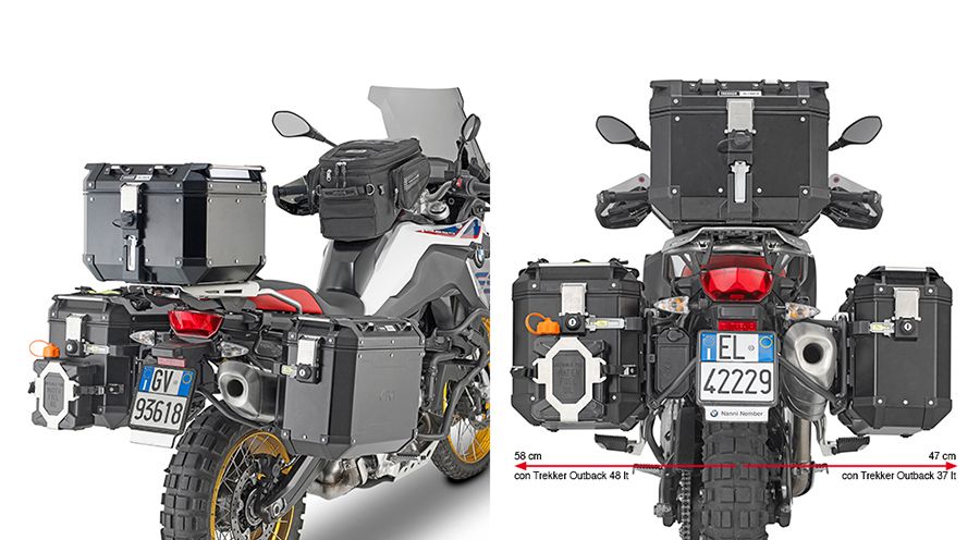 BMW F800GS (2024- ), F900GS & F900GS Adv TREKKER OUTBACKケース用のサイドケースマウント