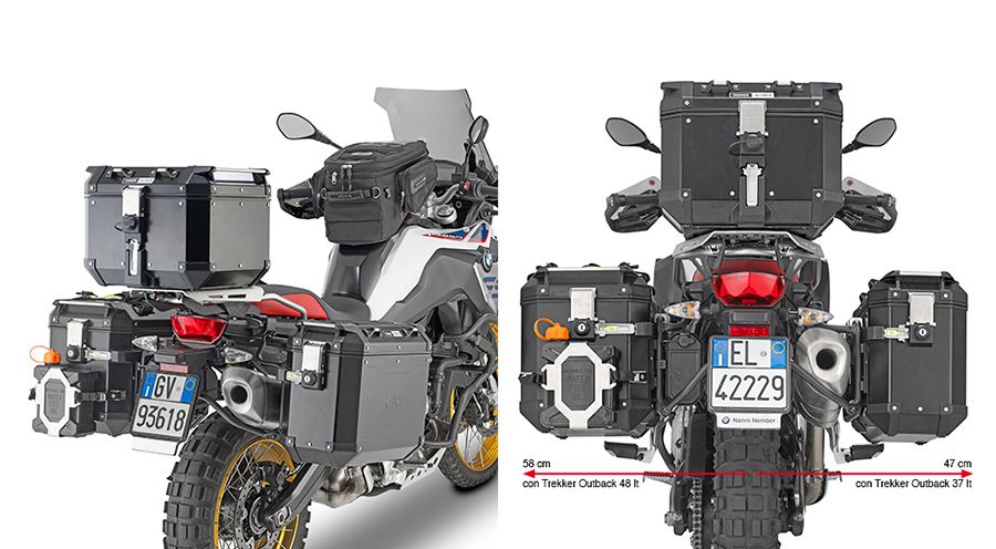 BMW F750GS, F850GS & F850GS Adventure TREKKER OUTBACKケース用のサイドケースマウント