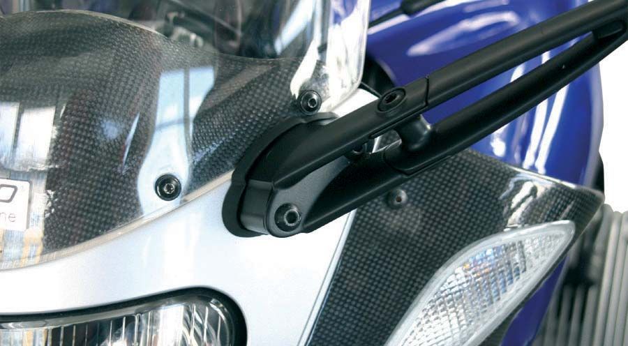 BMW R1100S ミラーエクステンション