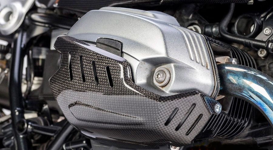 BMW R nine T カーボン ロッカー カバー (右)