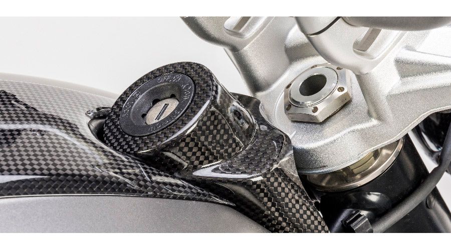 BMW R nine T カーボン イグニッション ロック カバー