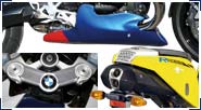 BMW R1200S & HP2 Sport カーボンファイバー・GRP