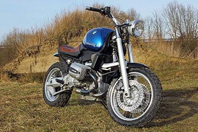 BMW R1100R Scrambler Umbau Hornig